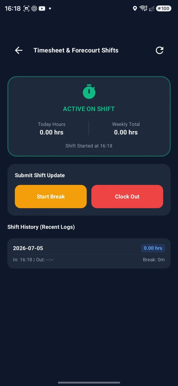 Active shift controls